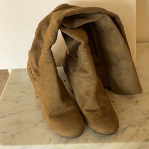 Treasure & Bond Over-The-Knee Boot 10M (Khaki/Brown)